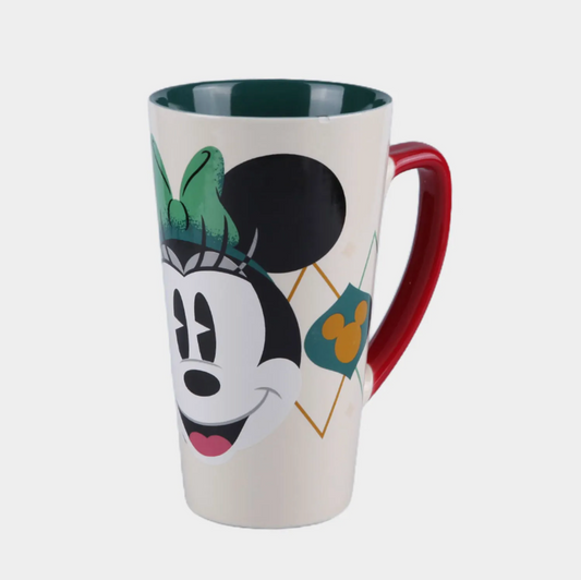 Tazon Latte  580ml Navidad Disney Classic Minnie Mouse
