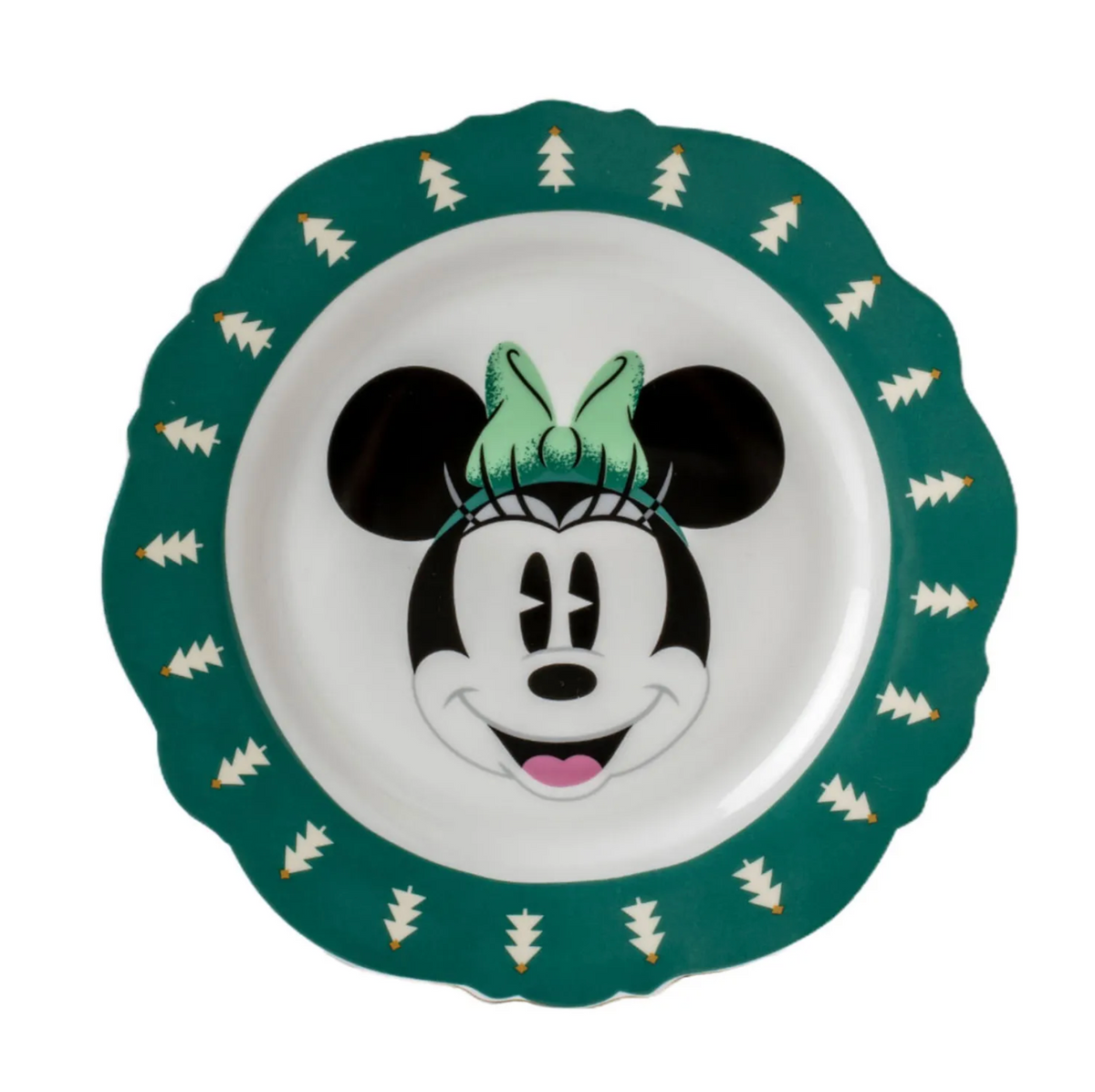 Plato Irregular 20cm Navidad Disney Minnie