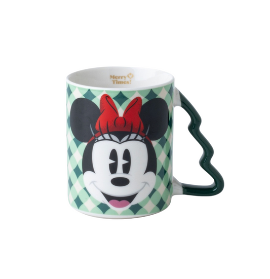 Tazon Pine Hanlde 410ml Navidad Disney Classic Minnie Mouse