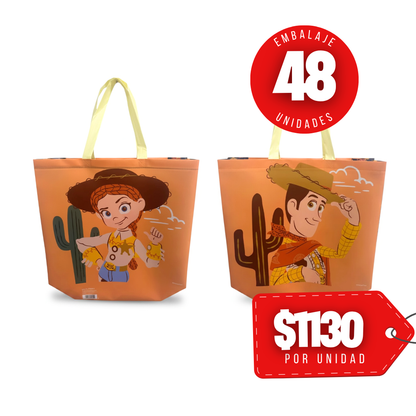 x Mayor Cartera Multiuso Cowboy Toy Story 5 44x44cm Jessie y Woody