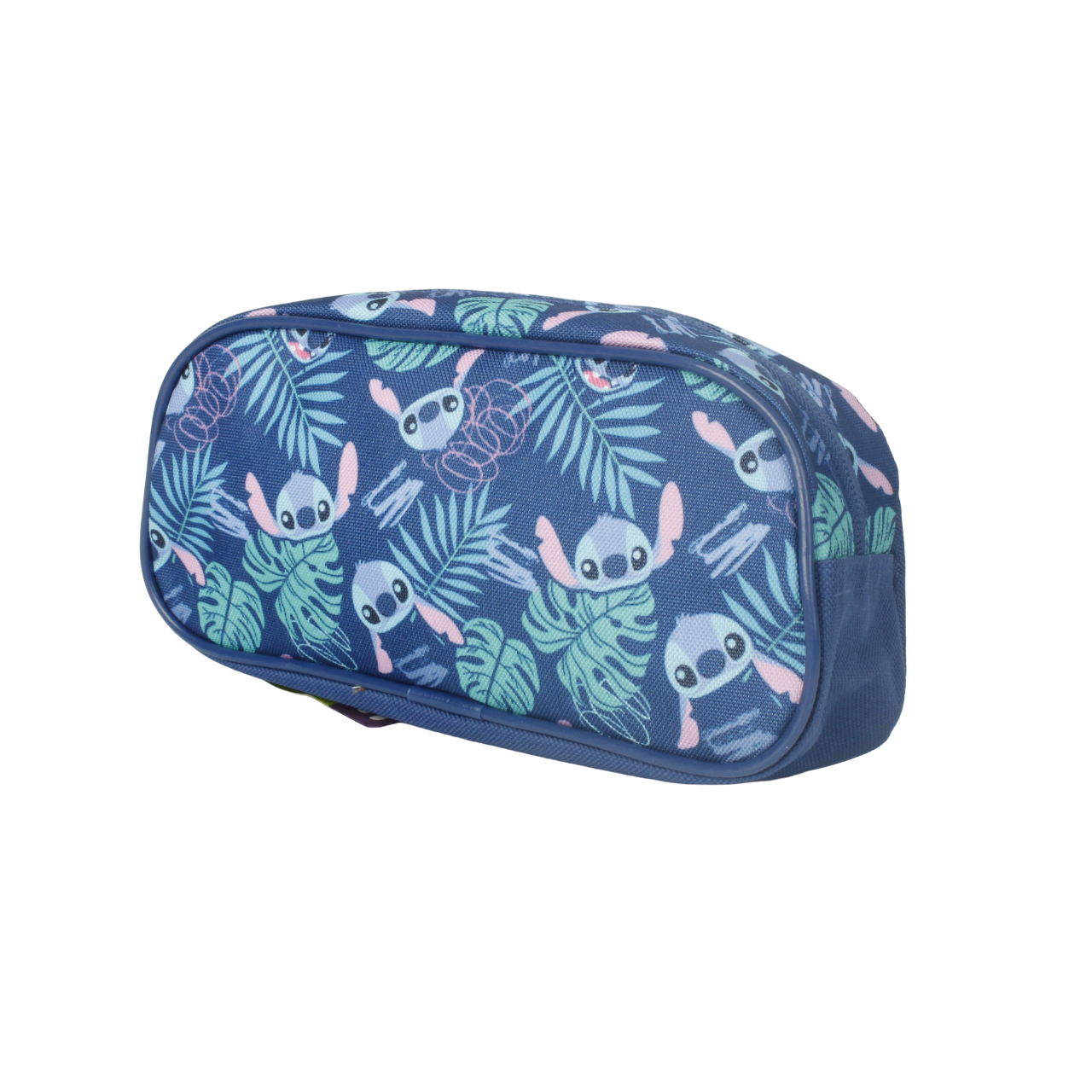 Set Juvenil 3 Piezas Stitch Mochila + Lonchera + Estuche Azul