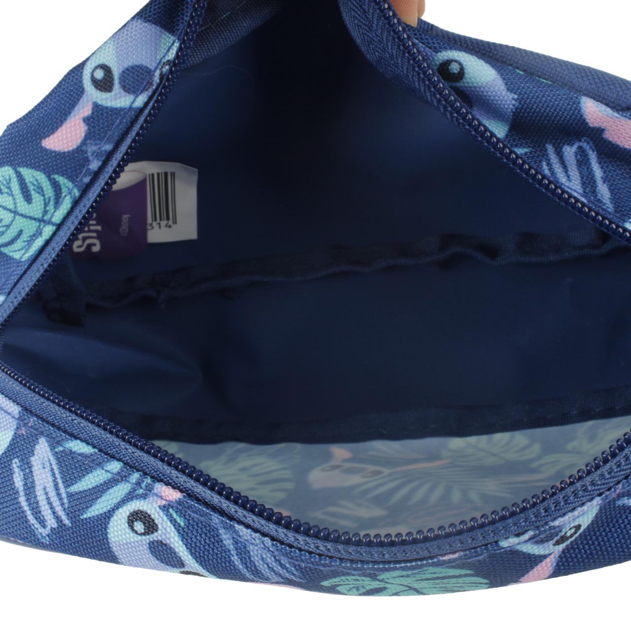 Set Juvenil 3 Piezas Stitch Mochila + Lonchera + Estuche Azul