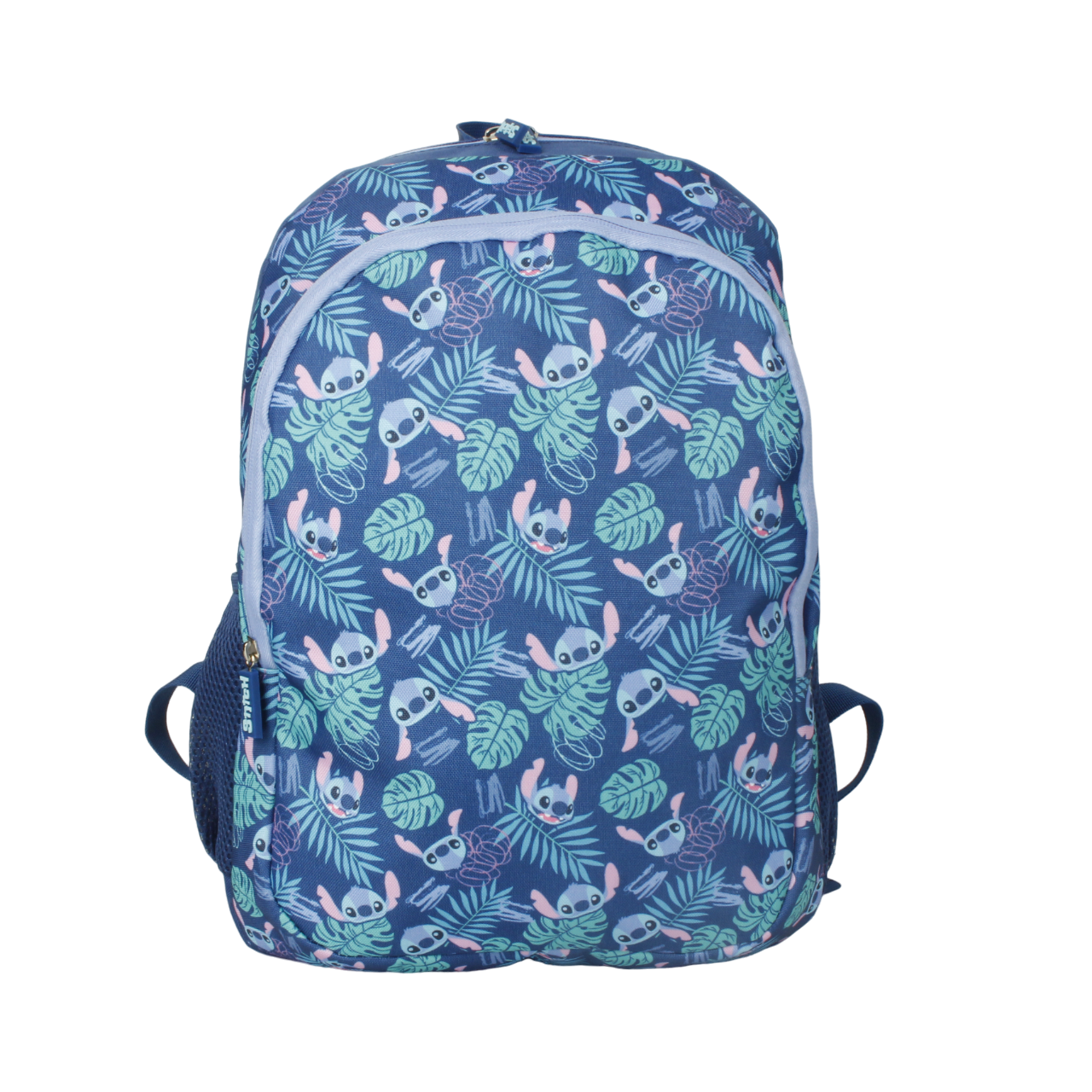 Set Juvenil 3 Piezas Stitch Mochila + Lonchera + Estuche Azul