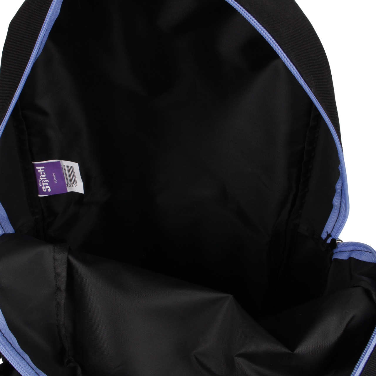 Set Juvenil 3 Piezas Stitch Mochila + Lonchera + Estuche Azul Negro