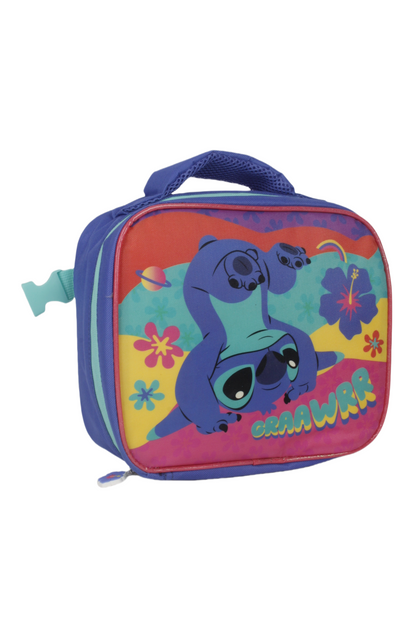 Mochila con Lonchera Stitch