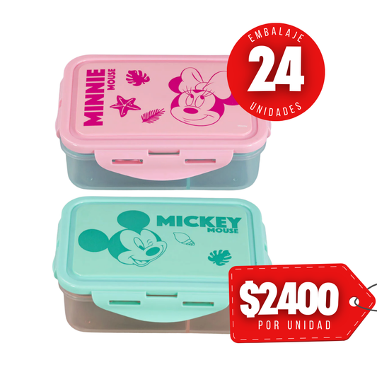 Embalaje Hermetico Dividido 700 Ml Summer Disney