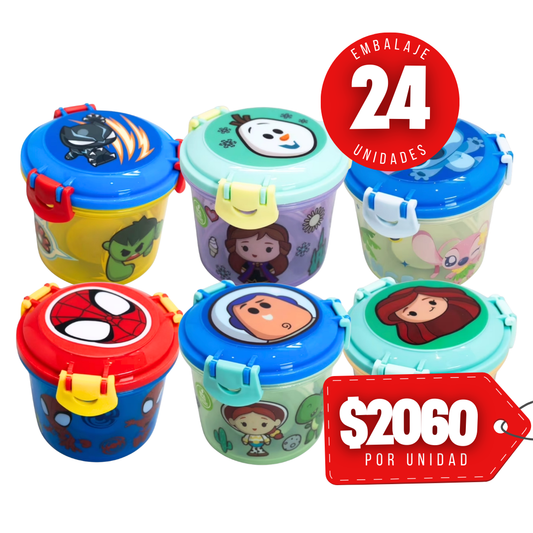 x Mayor Hermetico Snack Redondo 450ml