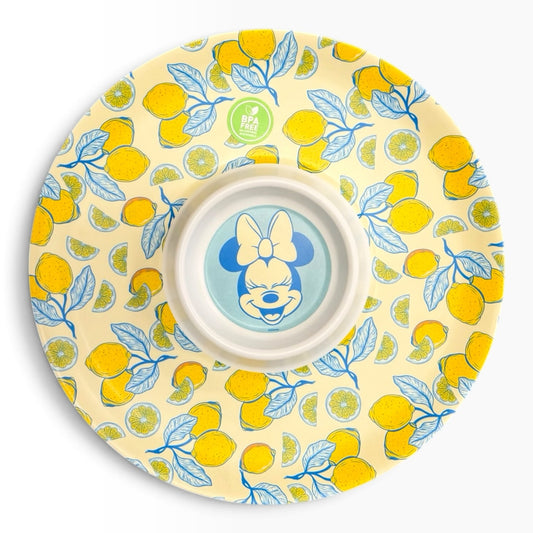 Plato Redondo Con Division Minnie Limoncello Disney