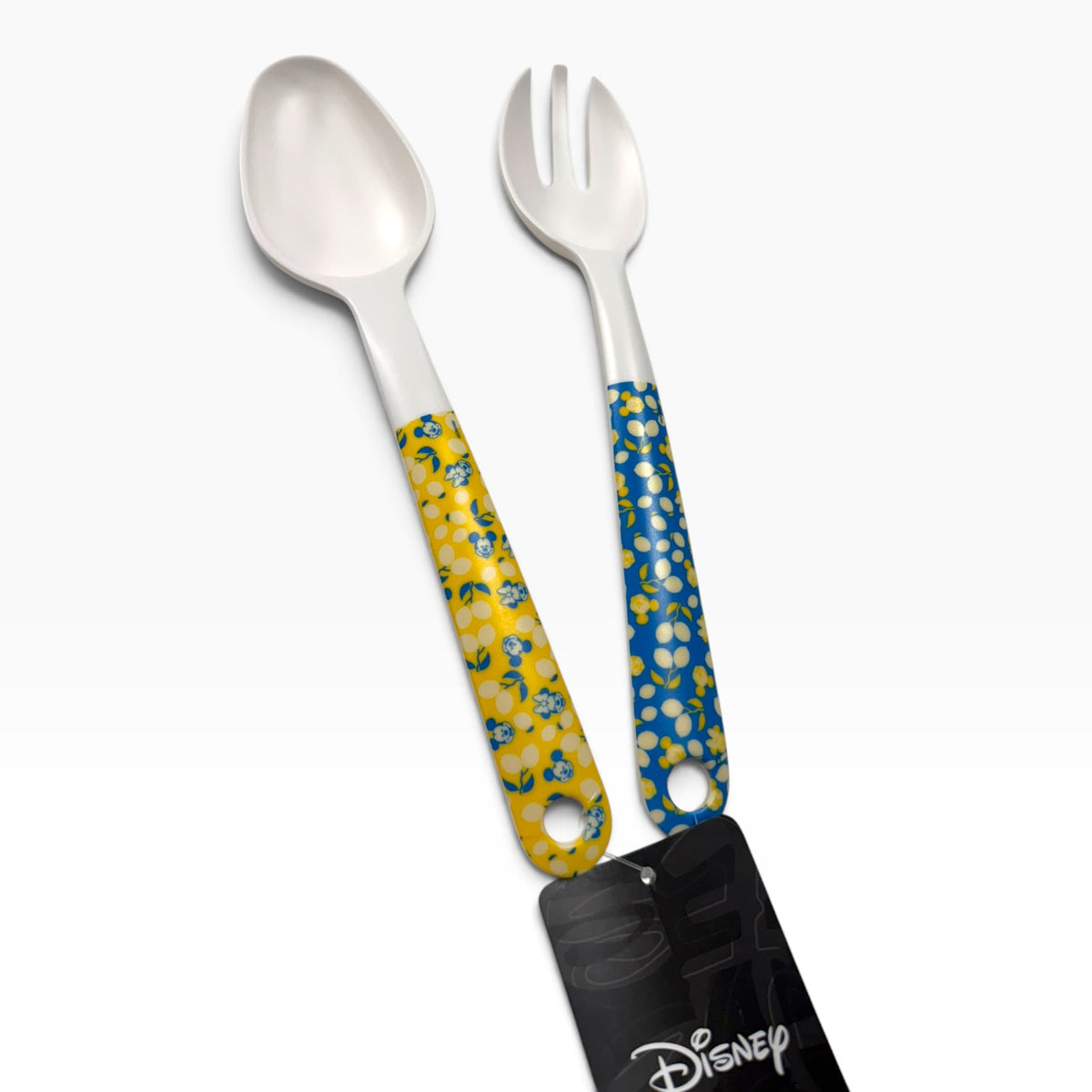 Cubiertos Ensalada Melamina Mickey y Minnie Limoncello Disney