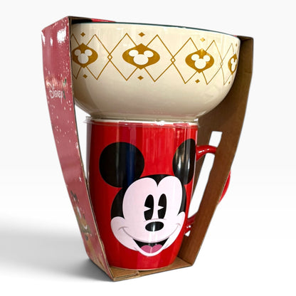 Tazon + Bowl Venit Navidad Disney Classic Mickey Mouse