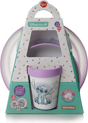 Set De 3 Piezas Con Antideslizante Stitch