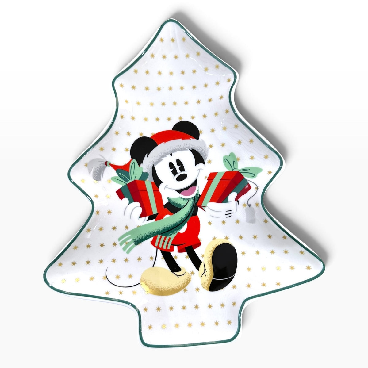 Plato Aperitivo Grande Navidad Disney Mickey 29x24 Cms