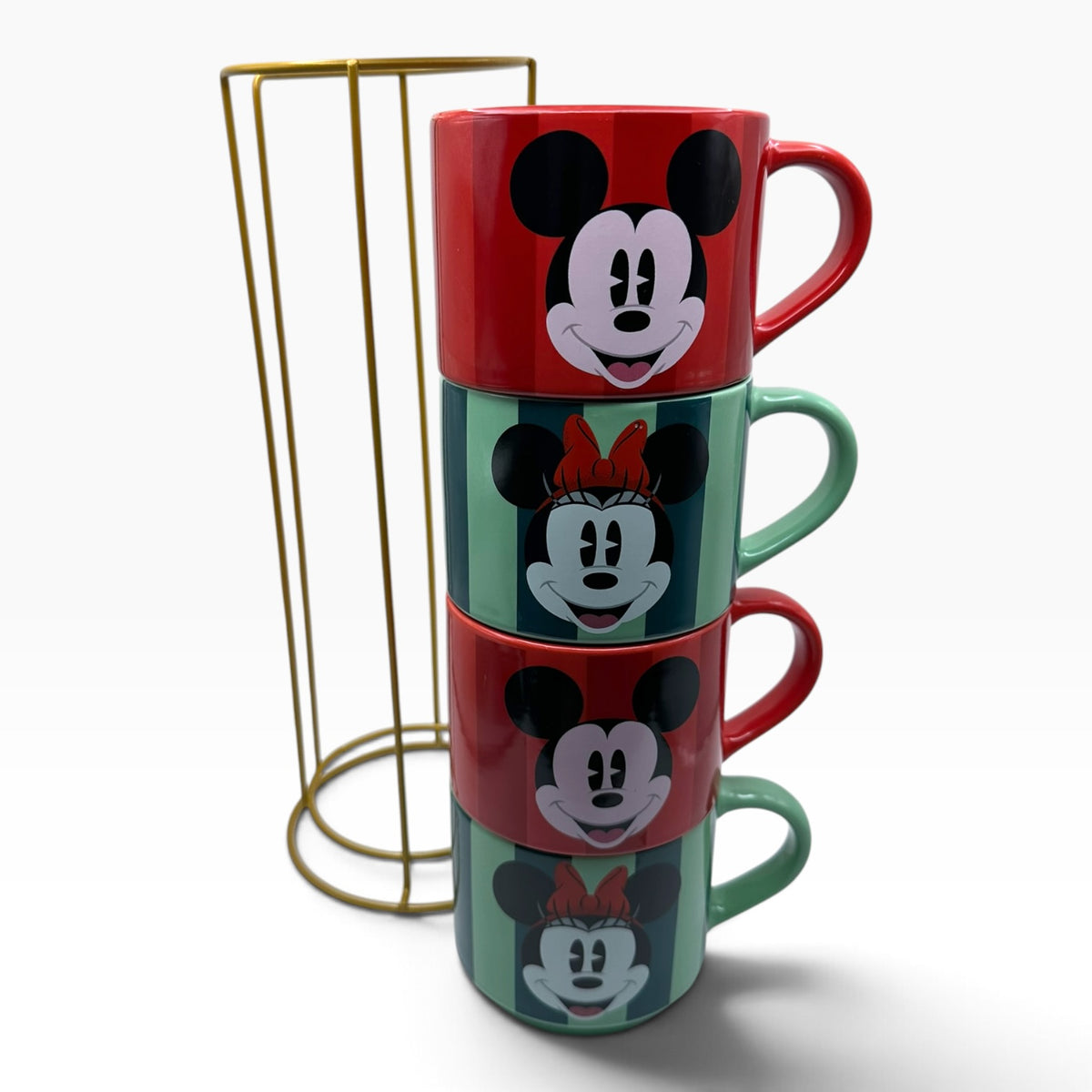 Set 4 Tazones 400ml Navidad Disney Classic