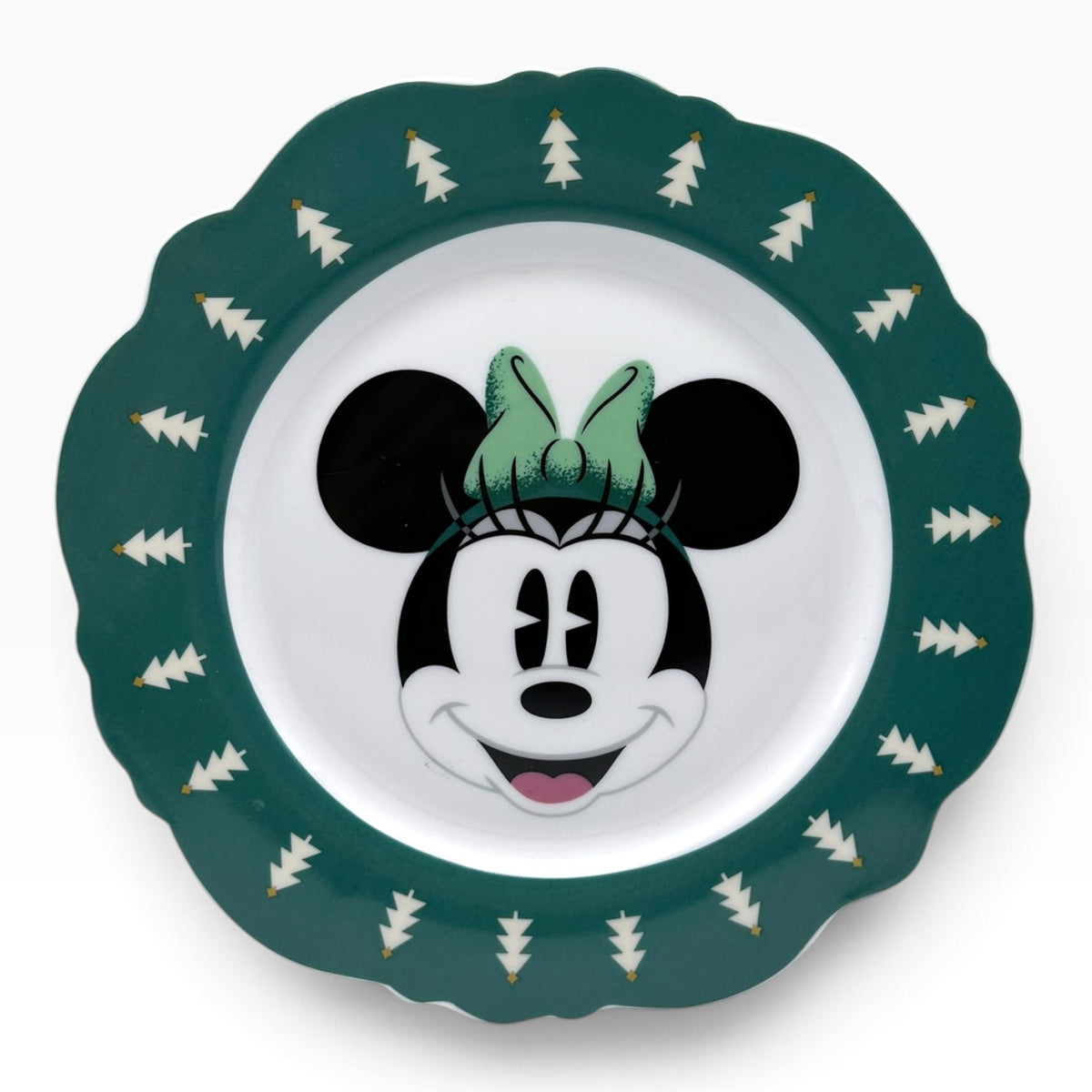 Plato Irregular 20cm Navidad Disney Minnie