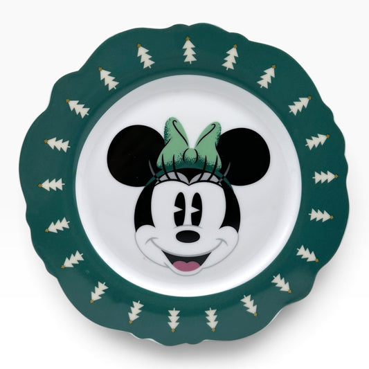 Plato Irregular 20cm Navidad Disney Minnie
