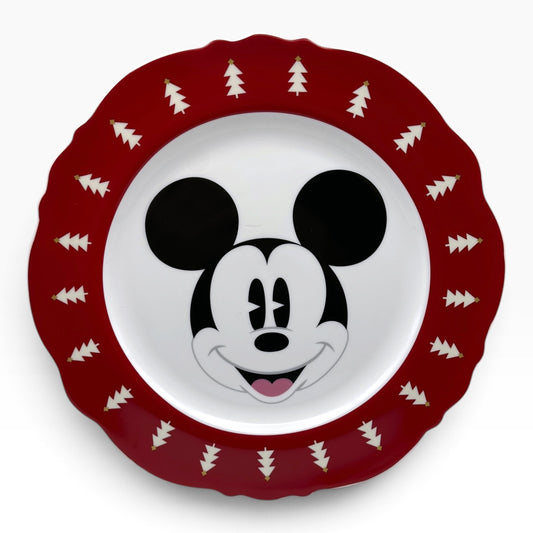 Plato Irregular 27cm Navidad Disney Mickey