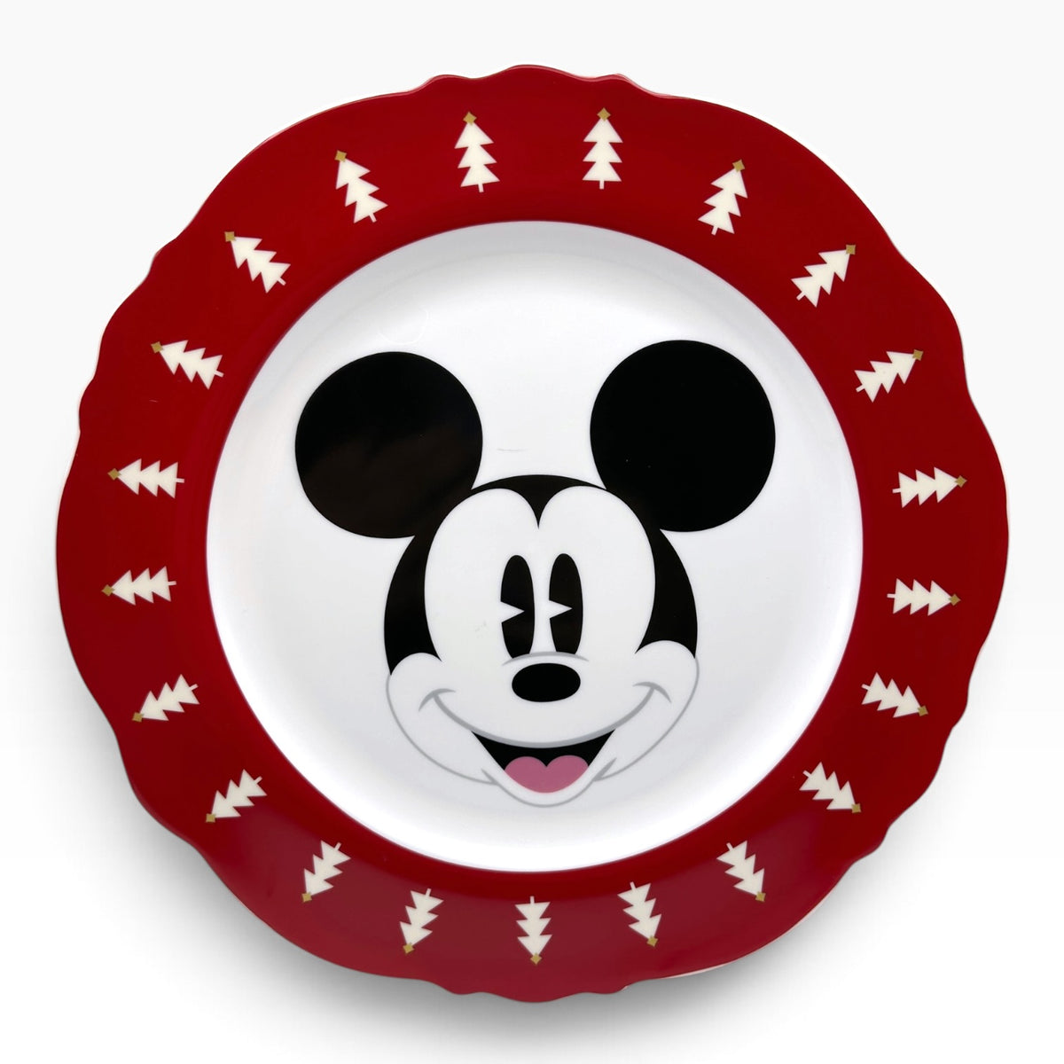 Plato Irregular 27cm Navidad Disney Mickey
