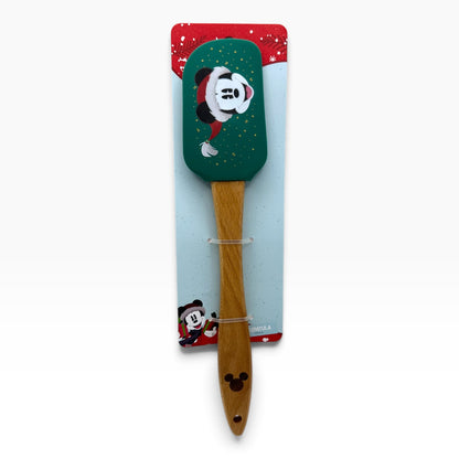 Espatula Silicona Navidad Mickey Disney Classic Verde
