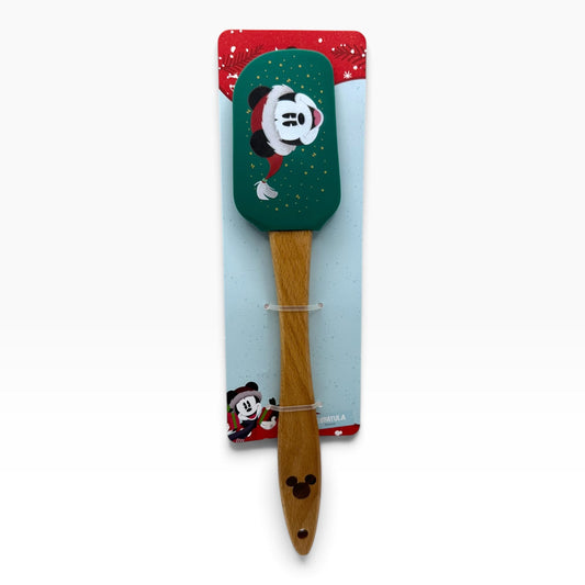 Espatula Silicona Navidad Mickey Disney Classic Verde