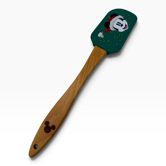 Espatula Silicona Navidad Mickey Disney Classic Verde