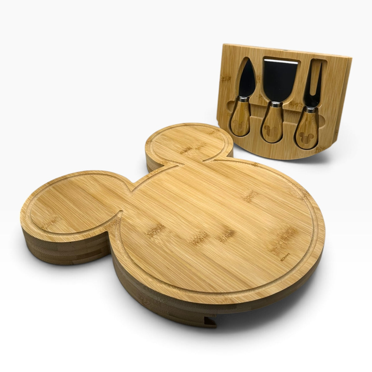 Tabla Piqueo Quesos Madera Navidad Disney Mickey