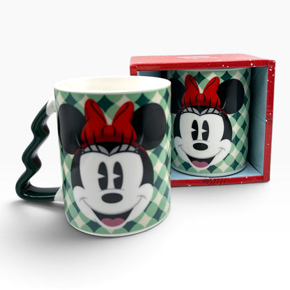 Tazon Pine Hanlde 410ml Navidad Disney Classic Minnie Mouse