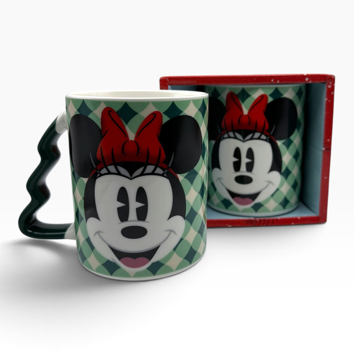 Tazon Pine Hanlde 410ml Navidad Disney Classic Minnie Mouse