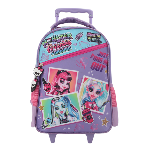 Set Promo Bts Con Ruedas 3 Piezas Monster High