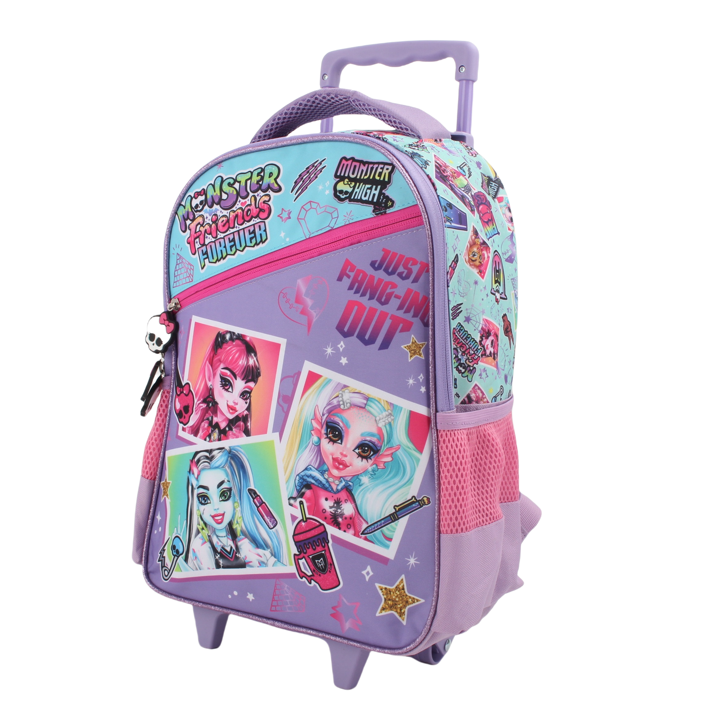 Set Promo Bts Con Ruedas 3 Piezas Monster High
