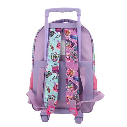 Set Promo Bts Con Ruedas 3 Piezas Monster High