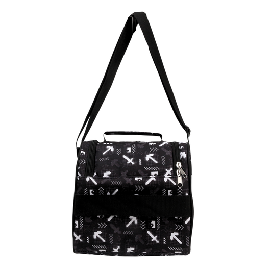 Lonchera Juvenil Minecraft Negro