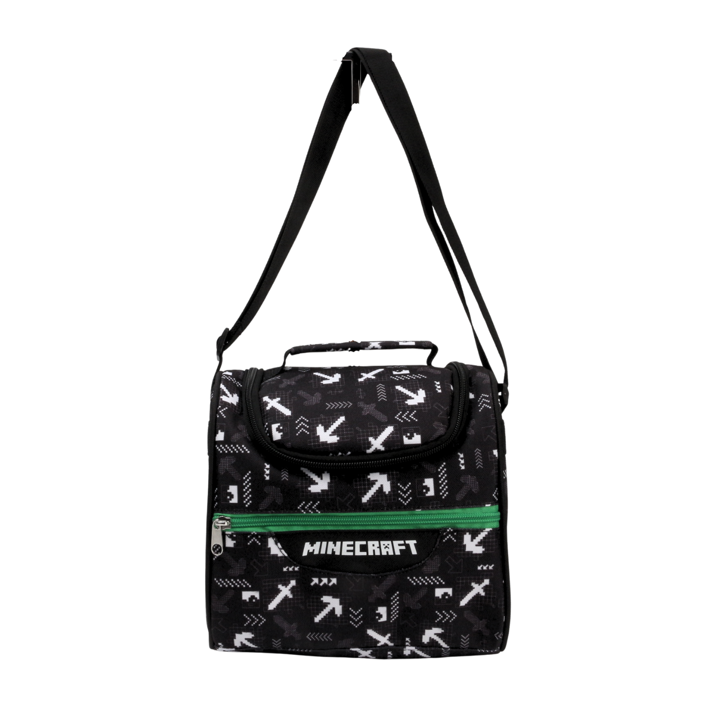 Lonchera Juvenil Minecraft Negro
