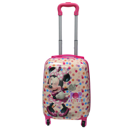 Maleta Infantil 4 Ruedas Minnie 16"
