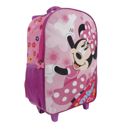 Mochila Infantil con Ruedas 15" Minnie Rosa