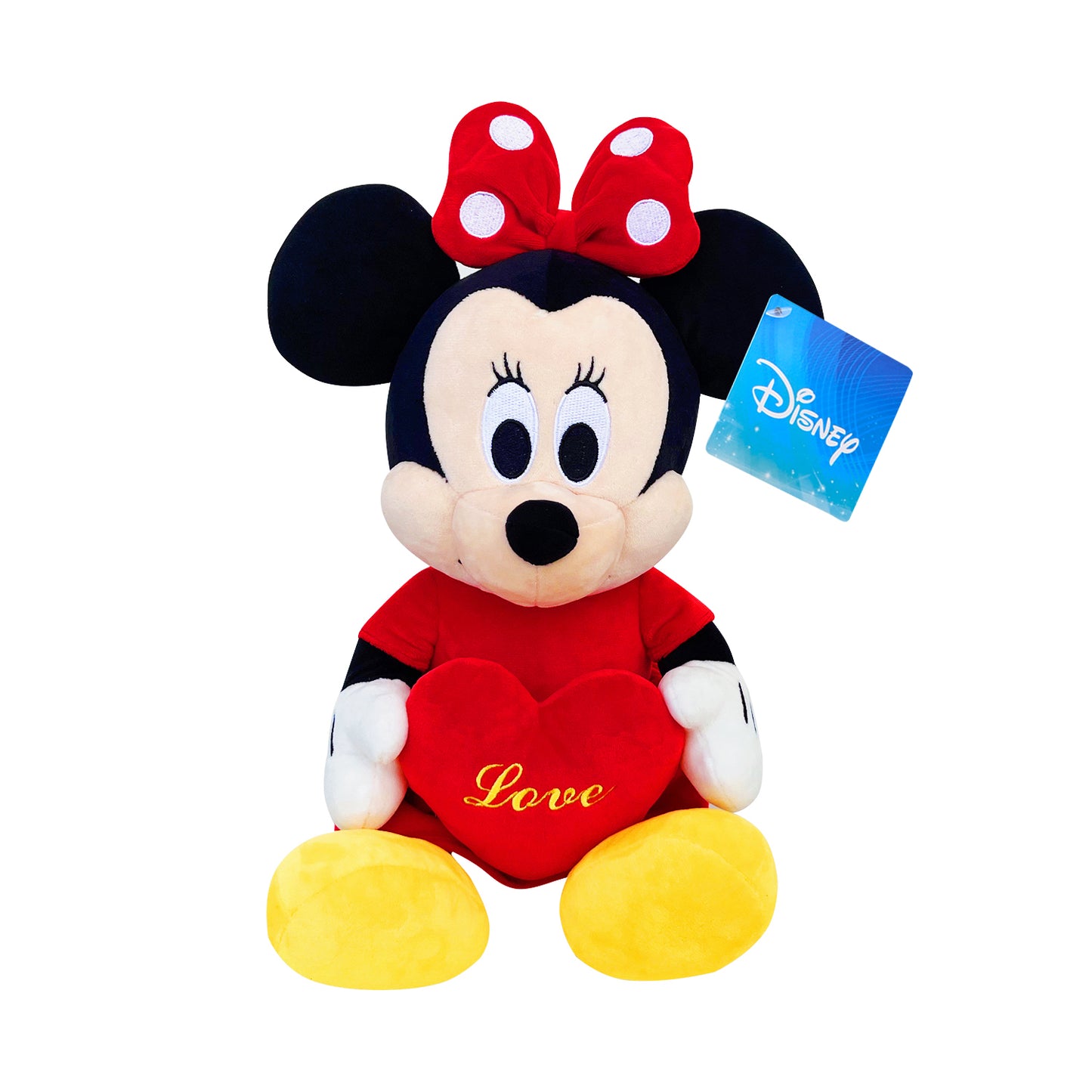 Peluche Minnie Con Corazon 25cm