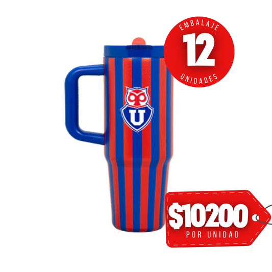x Mayor Mug 30oz Vaccum Edic Especial U De Chile 900ml