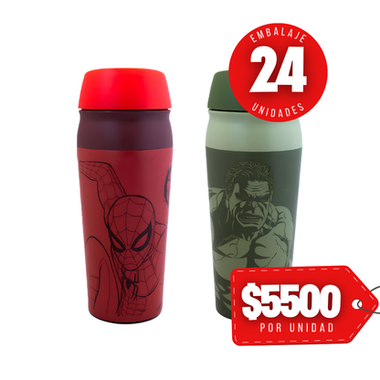 x Mayor Mug Boton Spiderman