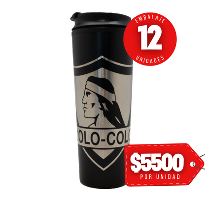 x Mayor Mug Metalico Colo Colo