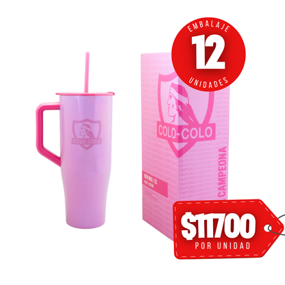 x Mayor Mug New 40oz Pink Colo Colo