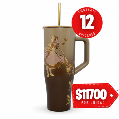 x Mayor Mug Termico 40oz Alicia en el Pais de las Maravillas