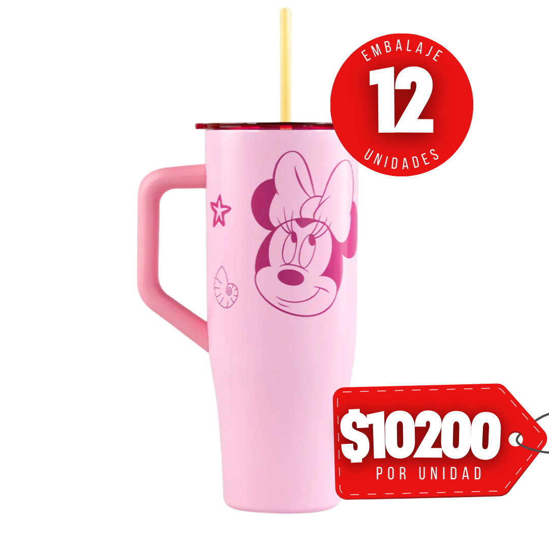 x Mayor Mug Termico Minnie Mouse 40oz Summer Disney 1180ml