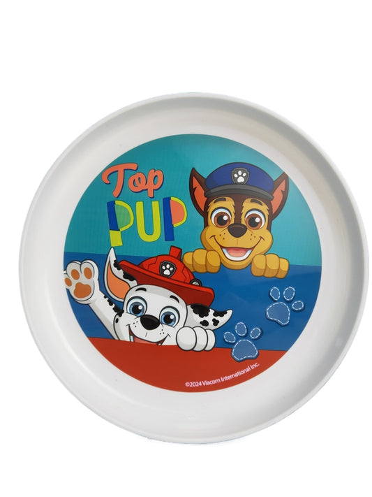 Plato Melamina Antideslizante Paw Patrol