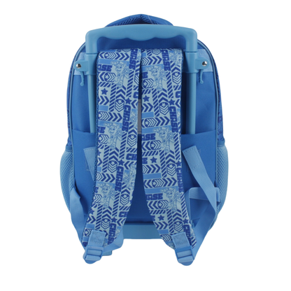 Mochila Infantil Con Ruedas 15" Paw Patrol Boy Azul
