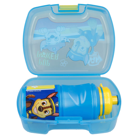 Set 2pcs Premium Portasandwich+Botella Paw Patrol Niño
