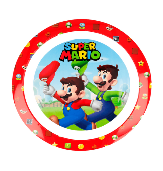 Plato Apto Microondas Super Mario