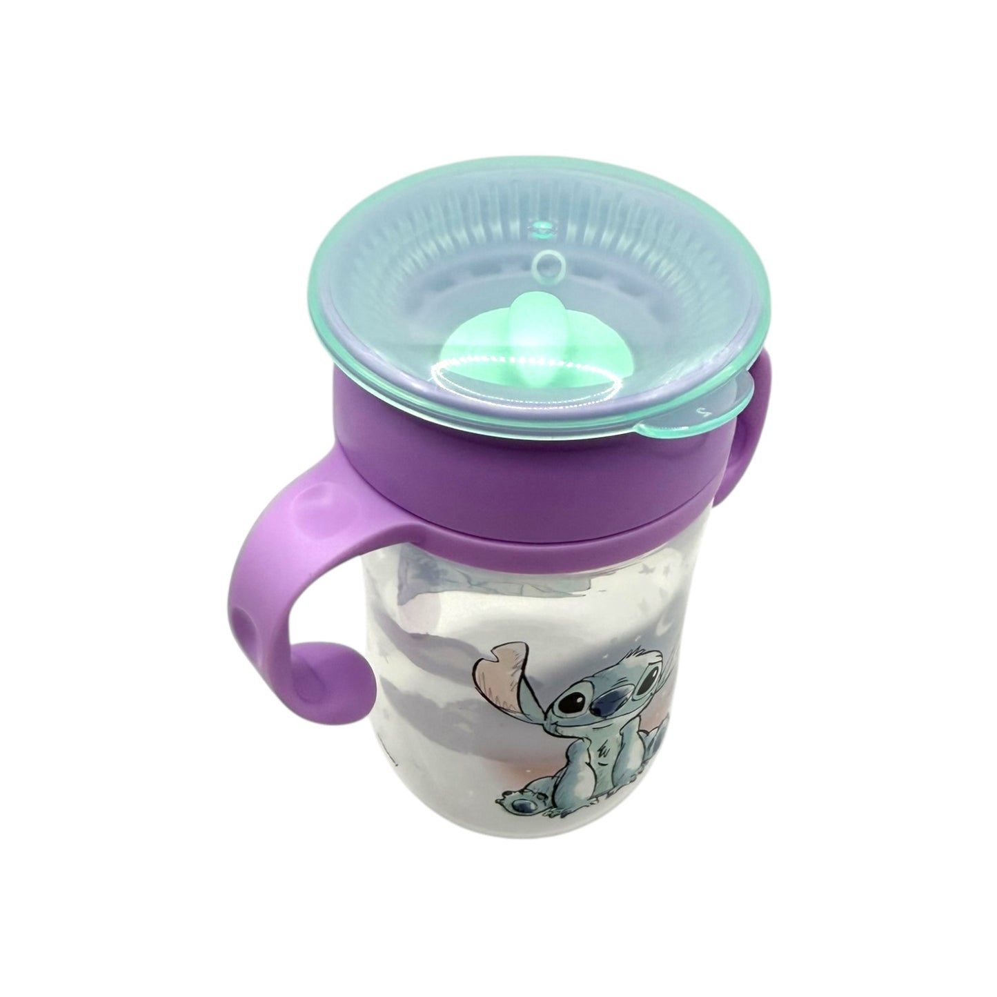 Vaso Antiderrame 360 Con Asas 395ml Stitch