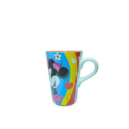 Tazon Conico Romantico Mickey y Minnie 380ml Arcoiris