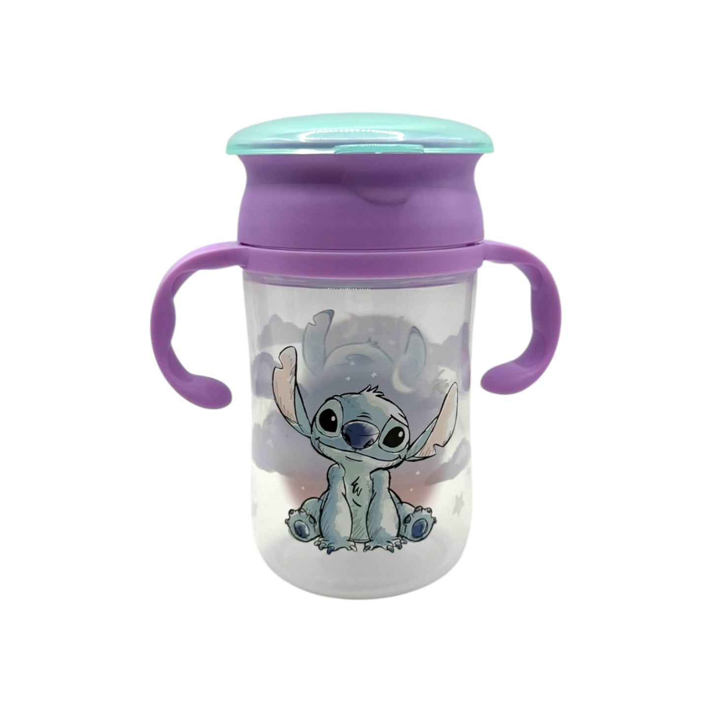 Vaso Antiderrame 360 Con Asas 395ml Stitch