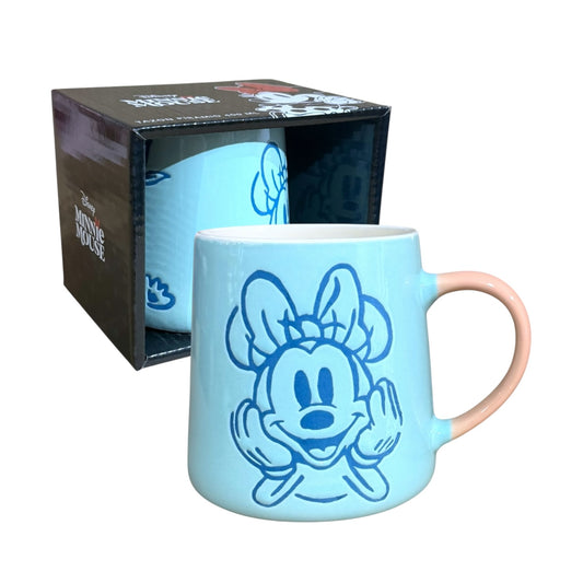 Tazon Caja 400ml Minnie Mouse Turquesa