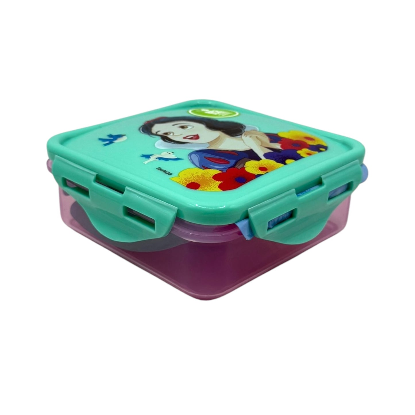 Hermetico Cuadrado 500ml Princesas Blanca Nieves